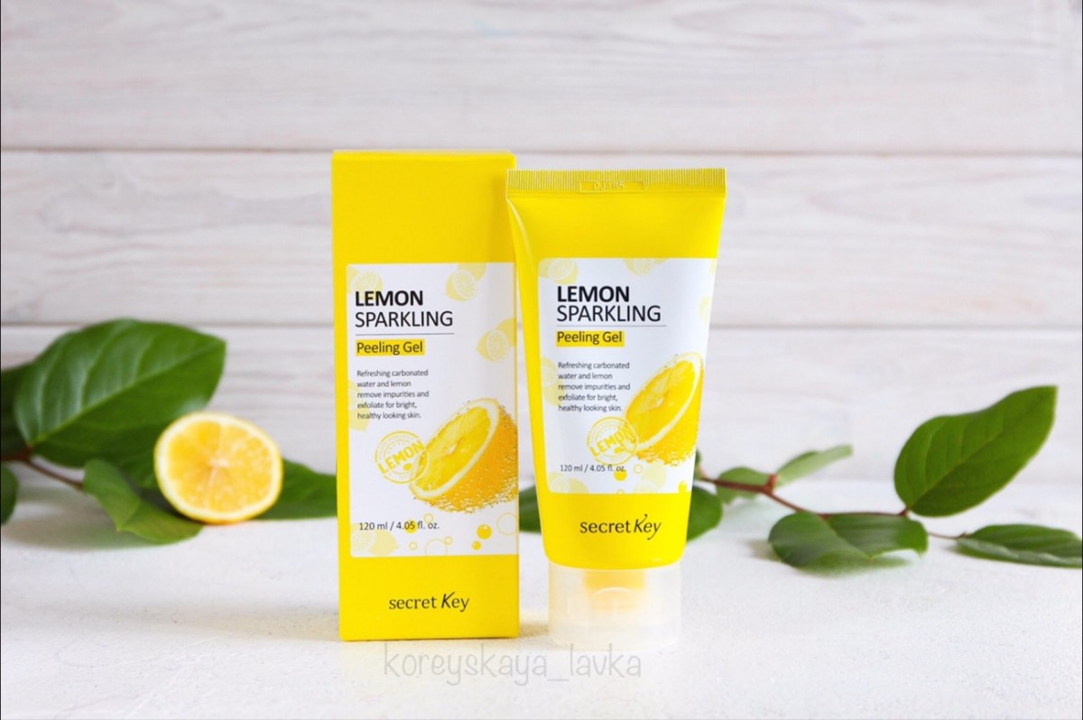 Пилинг-гель для лица с экстрактом лимона secret Key LEMON SPARKLING Peeling  gel [POUCH] купить в интернет-магазине Koresmetica.ru