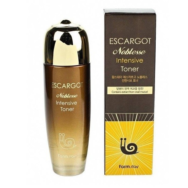 Увлажняющий тонер с муцином королевской улитки FarmStay Escargot Noblesse Intensive Toner