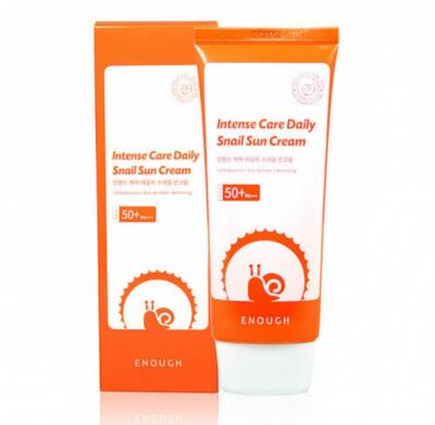 Солнцезащитный крем с муцином улитки ENOUGH Intense Care Daily Snail Sun Cream