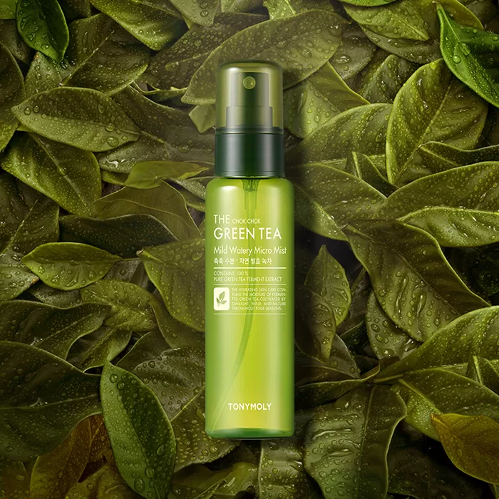 Увлажняющий мист для лица с экстрактом зелен TONYMOLY THE CHOK CHOK GREEN TEA Mild Watery Micro Mist