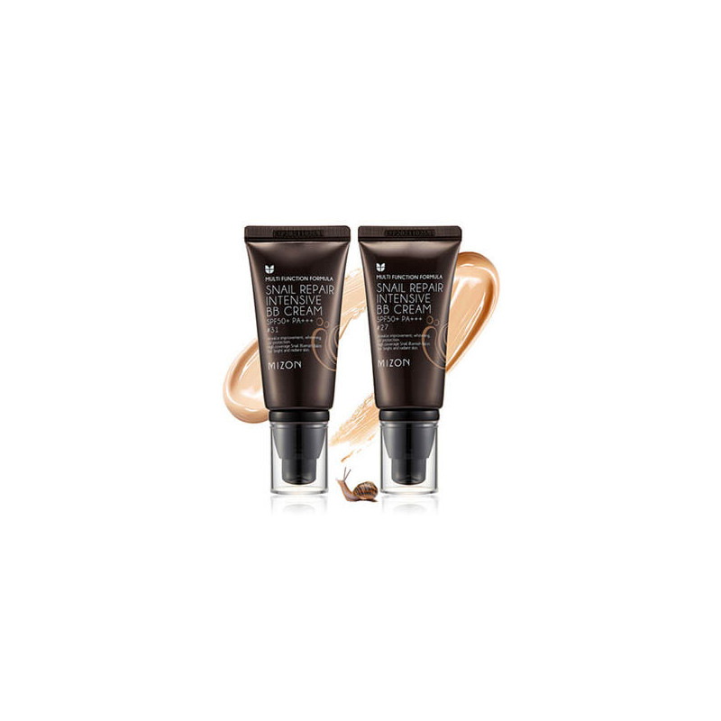 РА+++ #31 ББ-крем с экстрактом муцина улитки 50мл MIZON Snail Repair Intensive BB Cream SPF50+