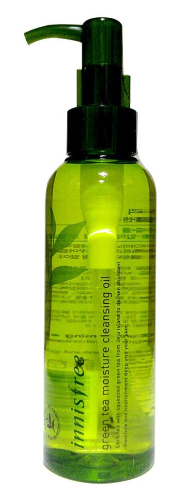 Увлажняющее гидрофильное масло Innisfree Green Tea Moisture Cleansing Oil