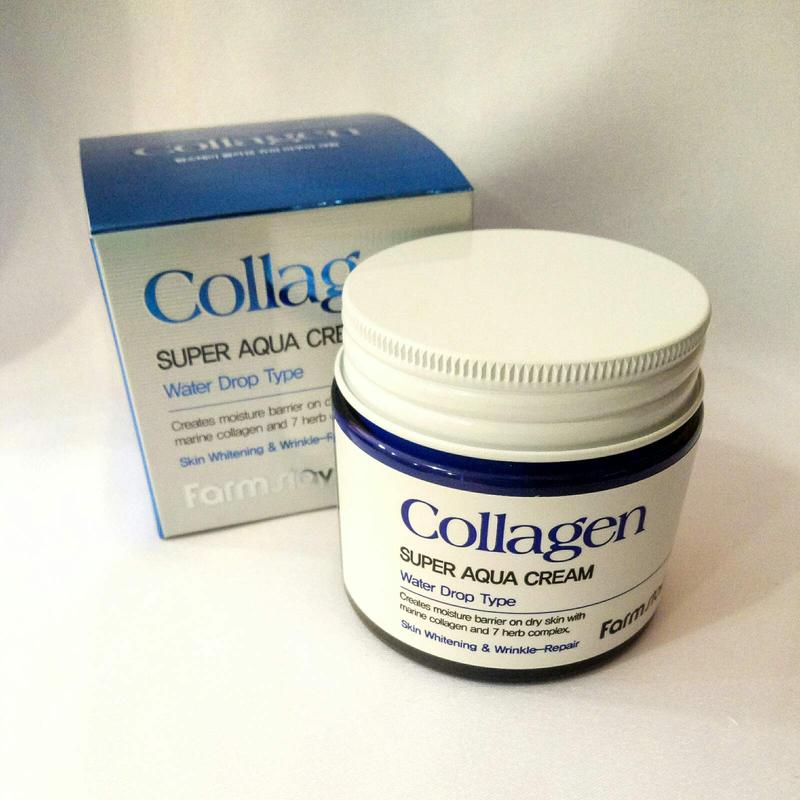 Суперувлажняющий крем с коллагеном FarmStay Collagen Super Aqua Cream