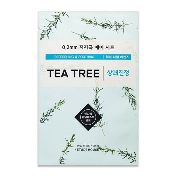 Маска для лица тканевая c экстрактом чайного дерева ETUDE HOUSE 0.2 Therapy Air Mask Tea Tree