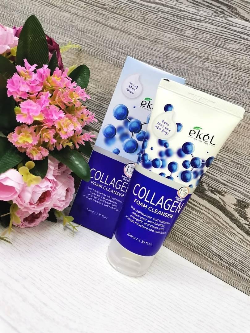 Пенка для умывания с коллагеном EKEL Foam Cleanser Collagen