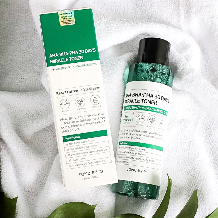 Очищающий тонер для лица с кислотами SOME BY MI AHA·BHA·PHA 30 DAYS MIRACLE TONER