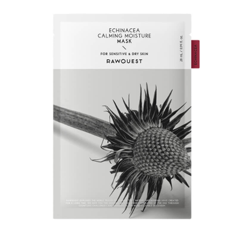 Увлажняющая маска для лица с экстрактом эхинацеи RAWQUEST ECHINACEA CALMING MOISTURE MASK