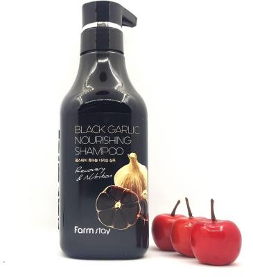 Питательный шампунь с экстрактом черного чеснока FarmStay Black Garlic Nourishing Shampoo