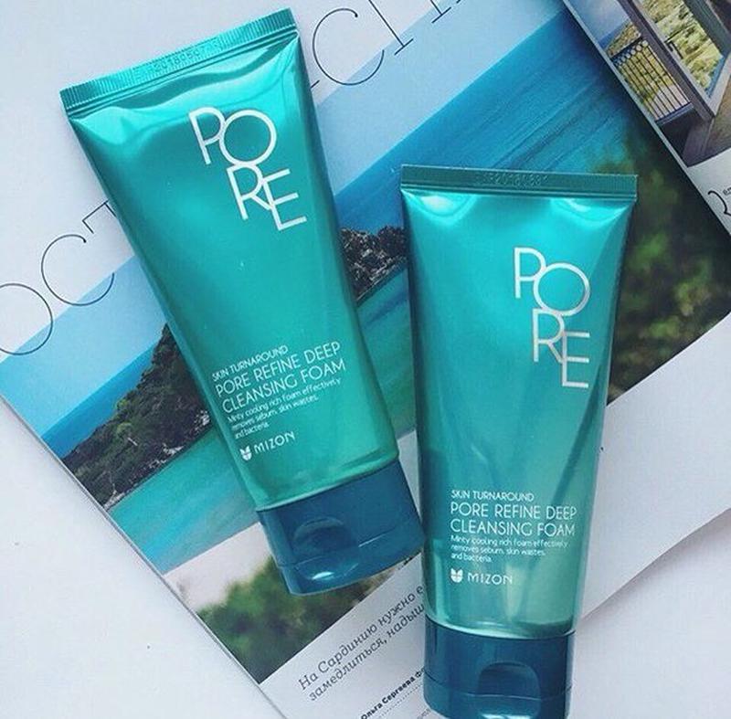 Пенка для умывания жирной кожи MIZON Pore Refine Deep Cleansing Foam