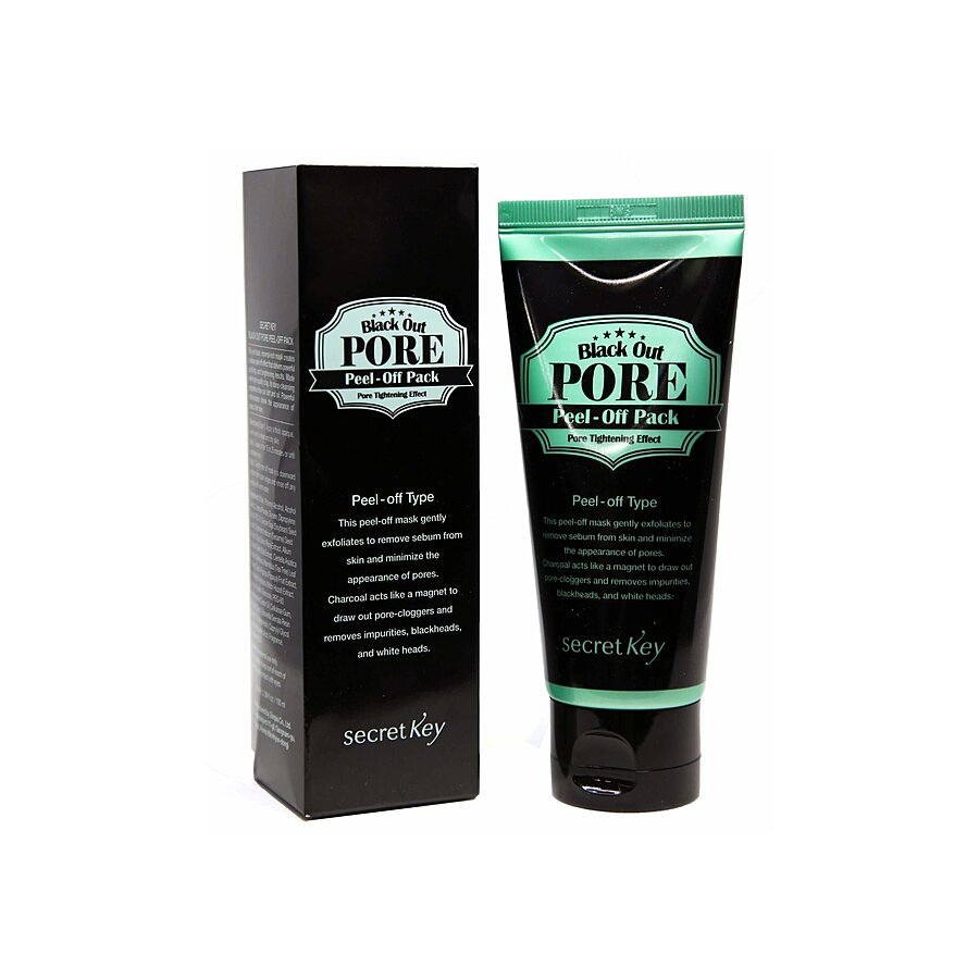 Маска-пленка для лица с древесным углем secret Key Black Out PORE Peel-Off Pack
