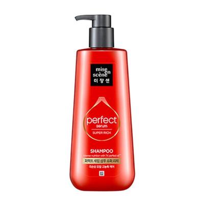 Шампунь для поврежденных волос MISE EN SCENE Perfect Serum Shampoo Super Rich