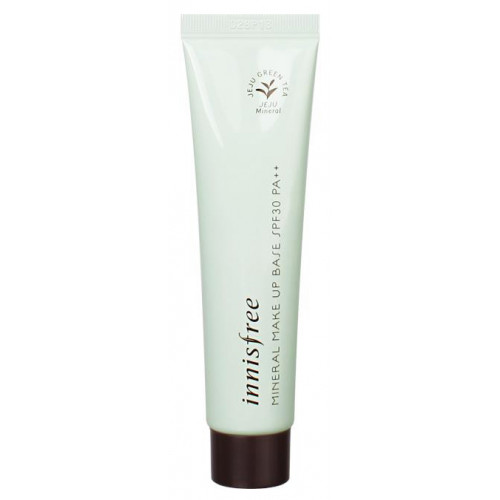 Зеленая минеральная корректирующая база праймер под макияж Innisfree Mineral Make Up Base Vanilla Green SPF30/PA++