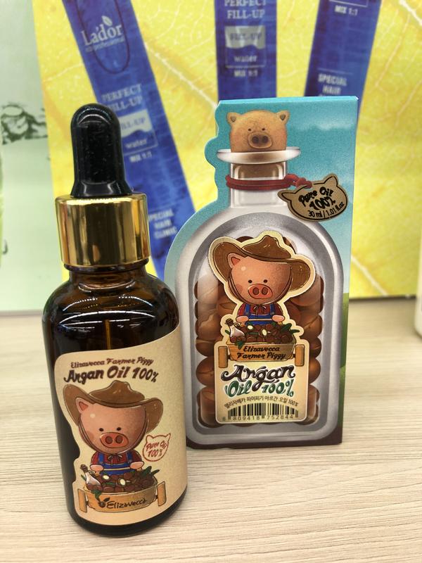 Аргановое масло для лица, тела и волос Elizavecca Farmer Piggy Argan Oil 100%