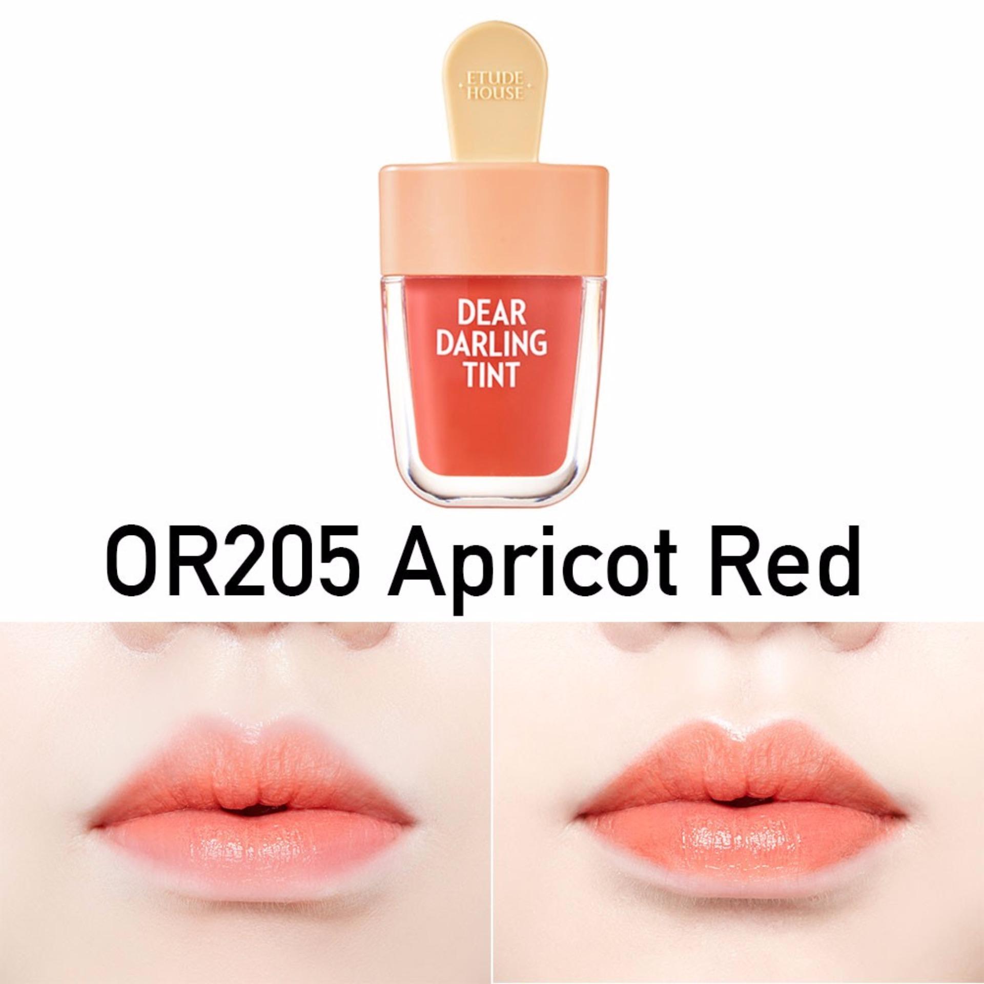 Увлажняющий гелевый тинт для губ Красный Абрикос ETUDE HOUSE Dear Darling Water Gel Tint Apricot Red