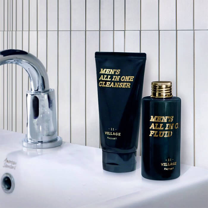 Мужская увлажняющая пенка-скраб для умывания и бритья VILLAGE 11 FACTORY Men's All In One Cleanser