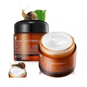 Крем для лица с муцином улитки MIZON All In One Snail Repair Сream