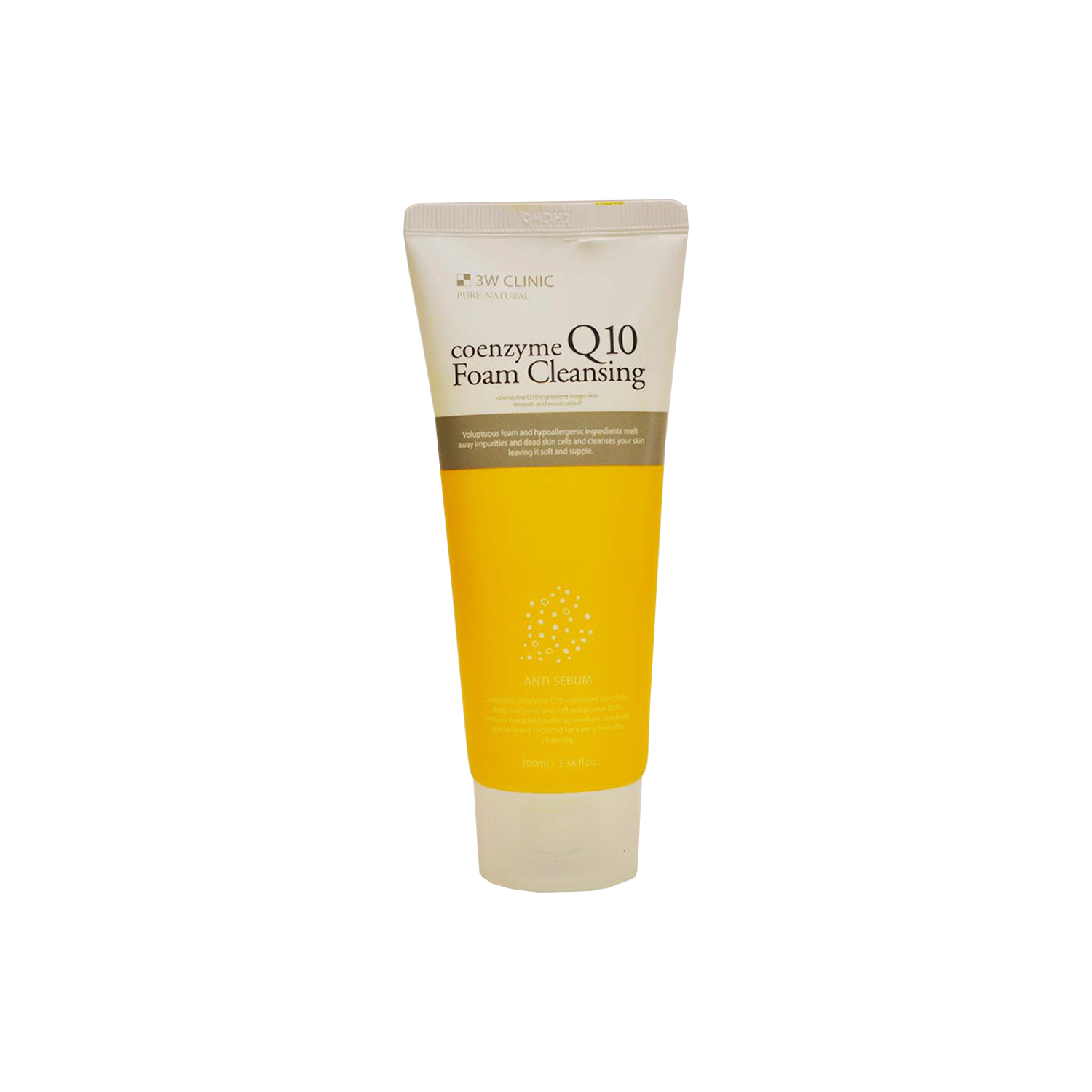 Омолаживающая пенка с коэнзимом 3W CLINIC Coenzyme Q10 Foam Cleansing