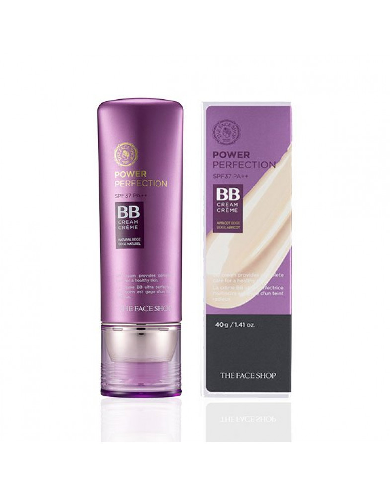 BB-крем для совершенной кожи THE FACE SHOP Power Perfection BB Cream SPF37PA++ V201 Apricot Beige
