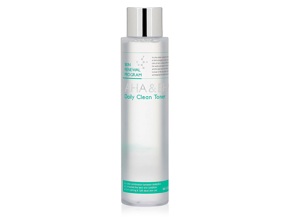 Тонер для лица 150мл MIZON AHA & BHA Daily Clean Toner