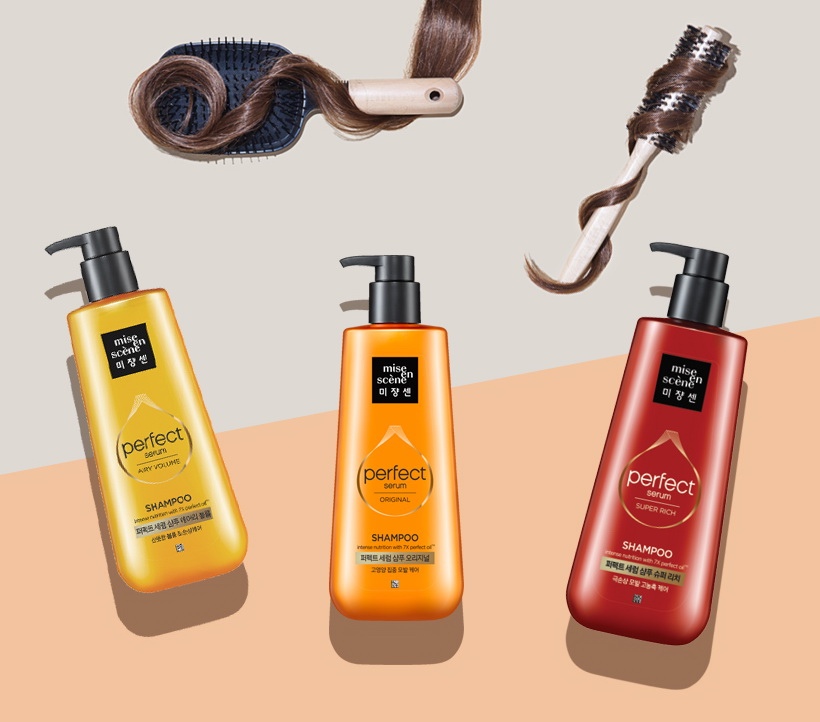 Шампунь для волос интенсивно восстанавливающий 680 мл Mise en scene Perfect serum super rich shampoo