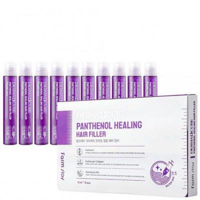 Питательный филлер для волос с пантенолом FarmStay DERMA СUBE Panthenol Healing Hair Filler