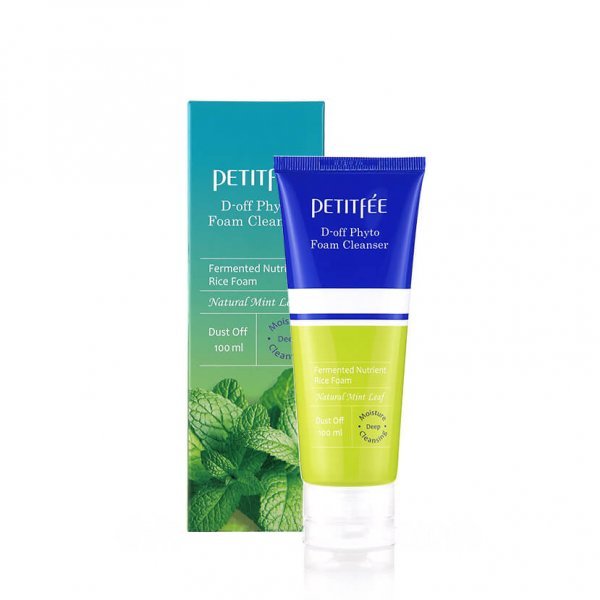 Глубоко очищающая пенка-скраб Petitfee D-off Phyto Foam Cleanser