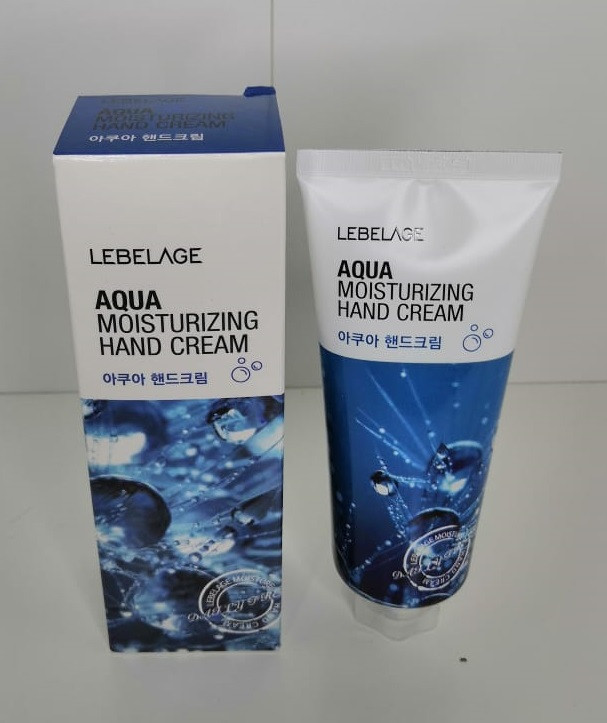 Крем для рук увлажняющий с морской водой 100 мл Lebelage Moisturizing Hand Cream Aqua