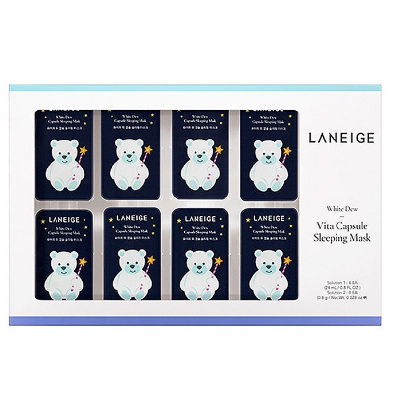 Витаминная ночная осветляющая капсульная маска LANEIGE White Dew Vita Capsule Sleeping Mask