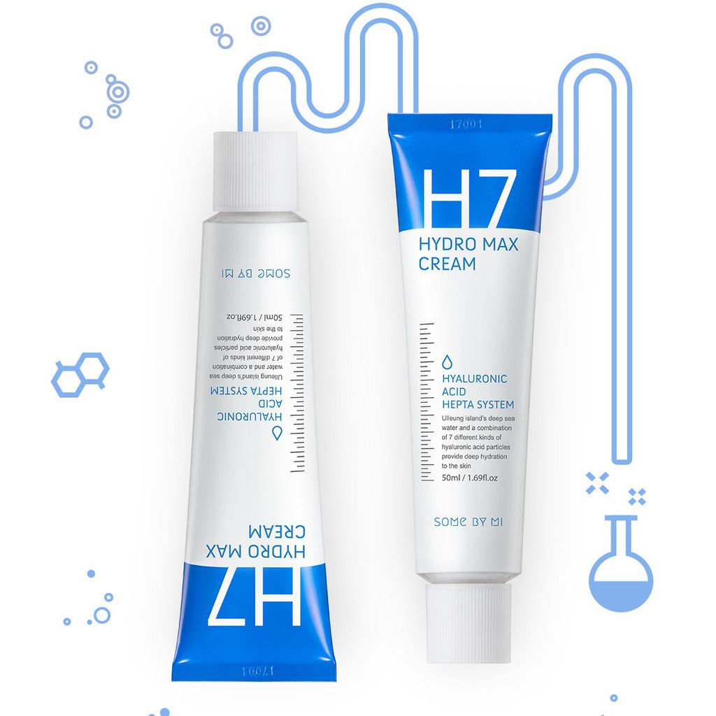 Крем для лица с гиалуроновой кислотой SOME BY MI H7 HYDRO MAX CREAM