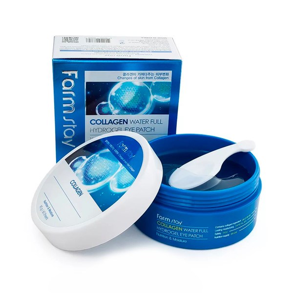 Гидрогелевые патчи с коллагеном FarmStay Collagen Water Full Hydrogel Eye Patch