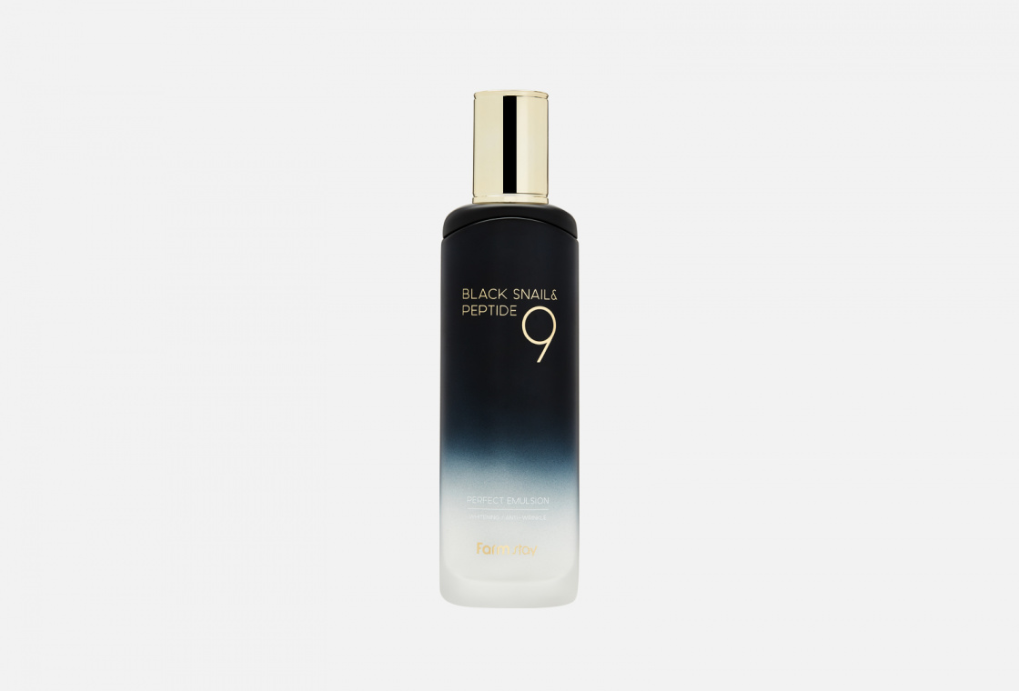 Омолаживающий тонер с комплексом из 9 пептидов FarmStay Black Snail & Peptide9 Perfect Toner