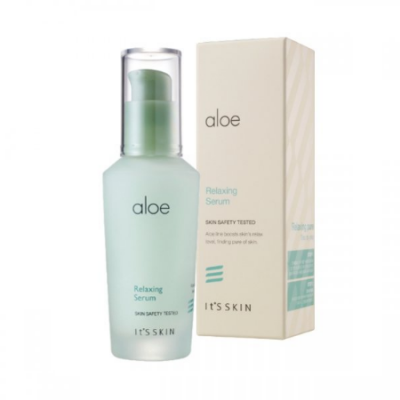 Успокаивающая сыворотка для лица с экстрактом алоэ вера IT'S SKIN Aloe Relaxing Serum