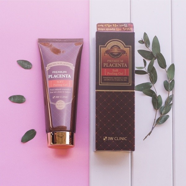 Мягкий гель с экстрактом плаценты 3W CLINIC Premium Placenta Soft Peeling Gel