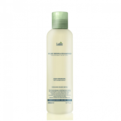 Профессиональный укрепляющий шампунь с хной La'dor Pure Henna Shampoo