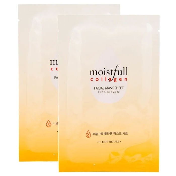Маска для лица тканевая "Супер Коллаген" ETUDE HOUSE Moistfull Collagen Sheet Mask Super Collagen