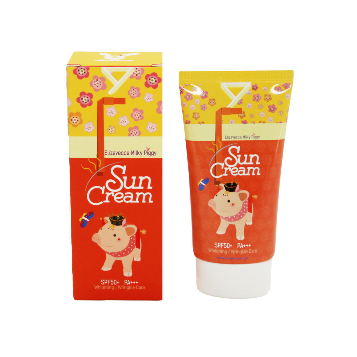 Солнцезащитный крем для лица осветляющий Elizavecca Milky Piggy Sun Cream SPF50+ PA+++