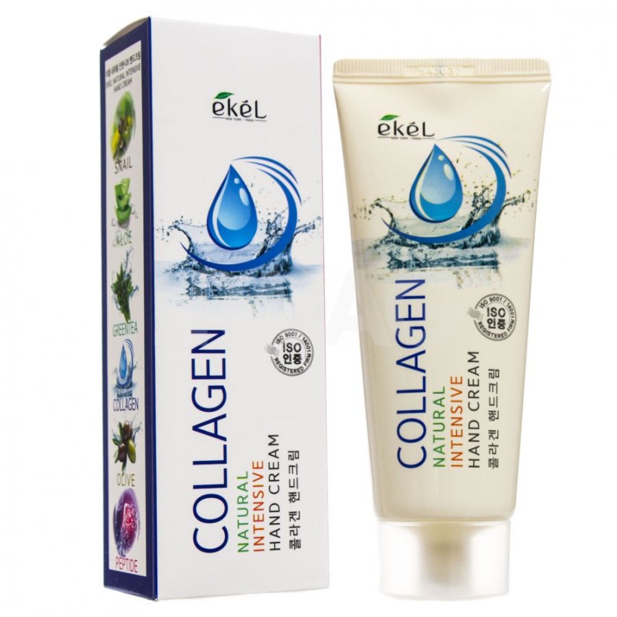 Питательный крем для рук с коллагеном EKEL Collagen Natural Intensive Hand Cream