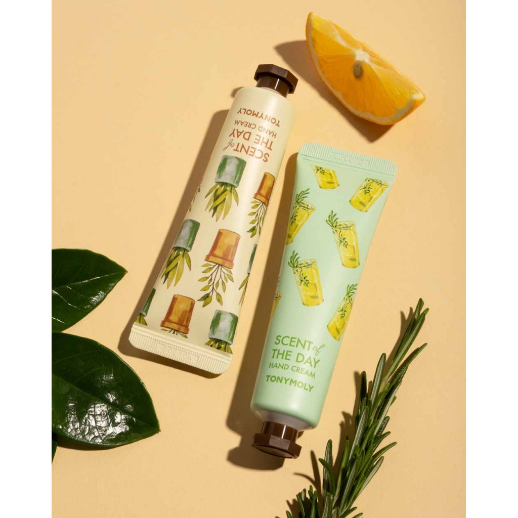 Крем для рук с экстрактом мандарина, лайма, лимона, ве TONYMOLY SCENT of THE DAY HAND CREAM SO FRESH