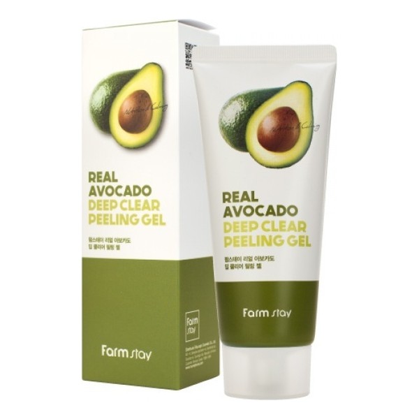 Отшелушивающий гель с экстрактом авокадо FarmStay Real Avocado Deep Clear Peeling Gel