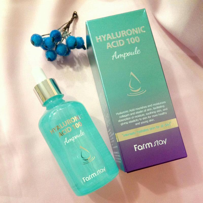 Ампульная сыворотка с гиалуроновой кислотой FarmStay Hyaluronic Acid 100 Ampoule