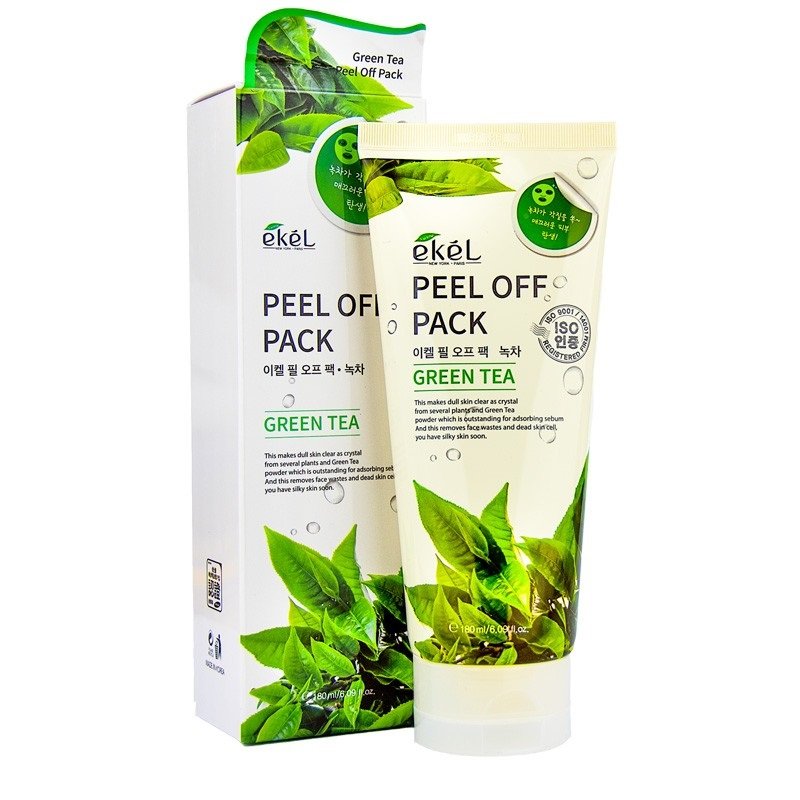 Маска-пленка с экстрактом зеленого чая EKEL Peel off pack Green Tea