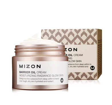 Увлажняющий крем для лица на основе масла оливы MIZON Barrier Oil Cream