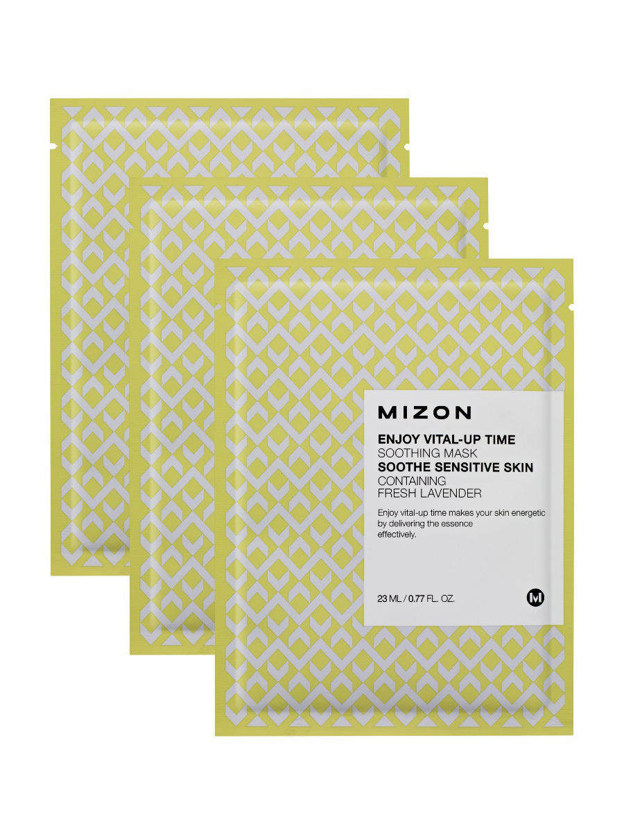 Успокаивающая тканевая маска для лица MIZON Enjoy Vital-Up Time Soothing Mask
