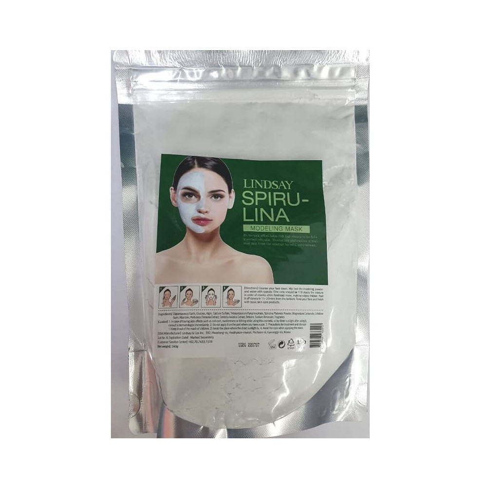 Lindsay Альгинатная маска с водорослями Spirulina Modeling Mask 240 гр.