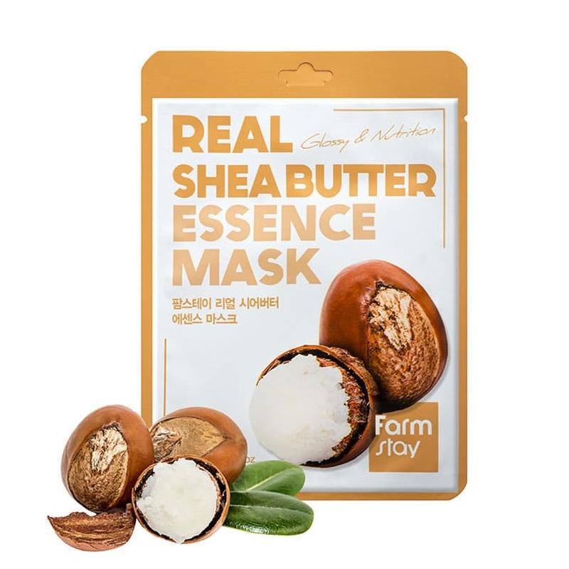 Тканевая маска для лица с маслом ши FarmStay Real Shea Butter Essence Mask
