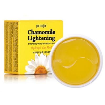 Патчи для глаз с экстрактом ромашки Petitfee Chamomile Lightening Hydrogel Eye Mask