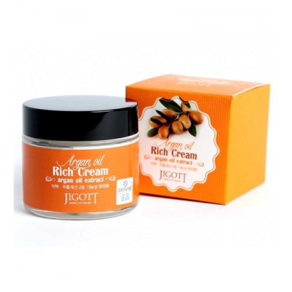 Крем для лица с аргановым маслом JIGOTT Argan Oil Rich Cream