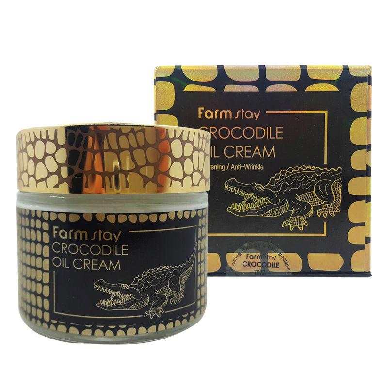 Питательный крем с крокодильим жиром FarmStay Crocodile Oil Cream