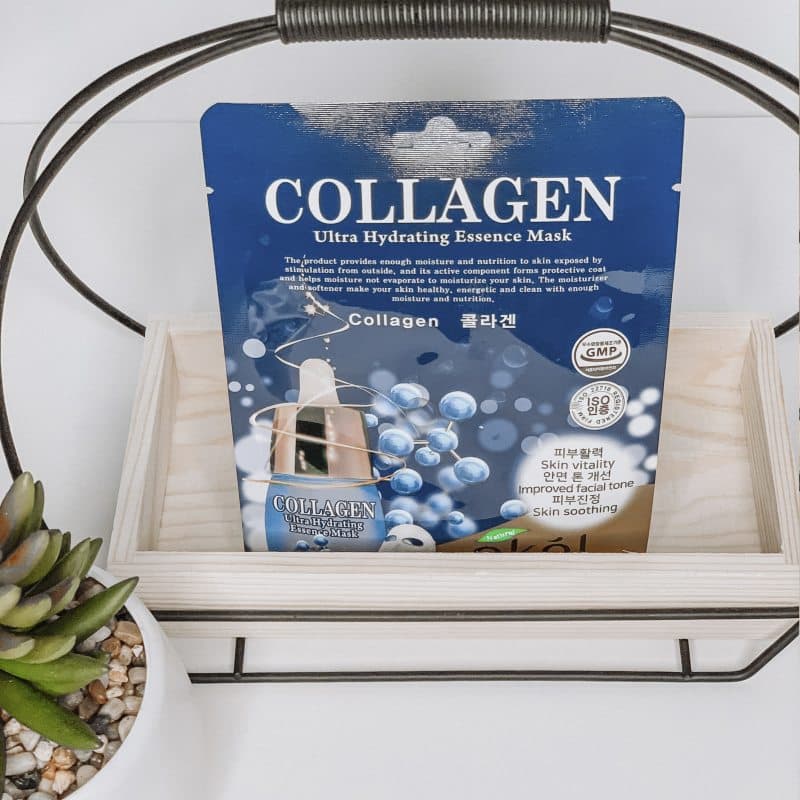 Тканевая маска для лица с коллагеном EKEL Collagen Ultra Hydrating Essence Mask