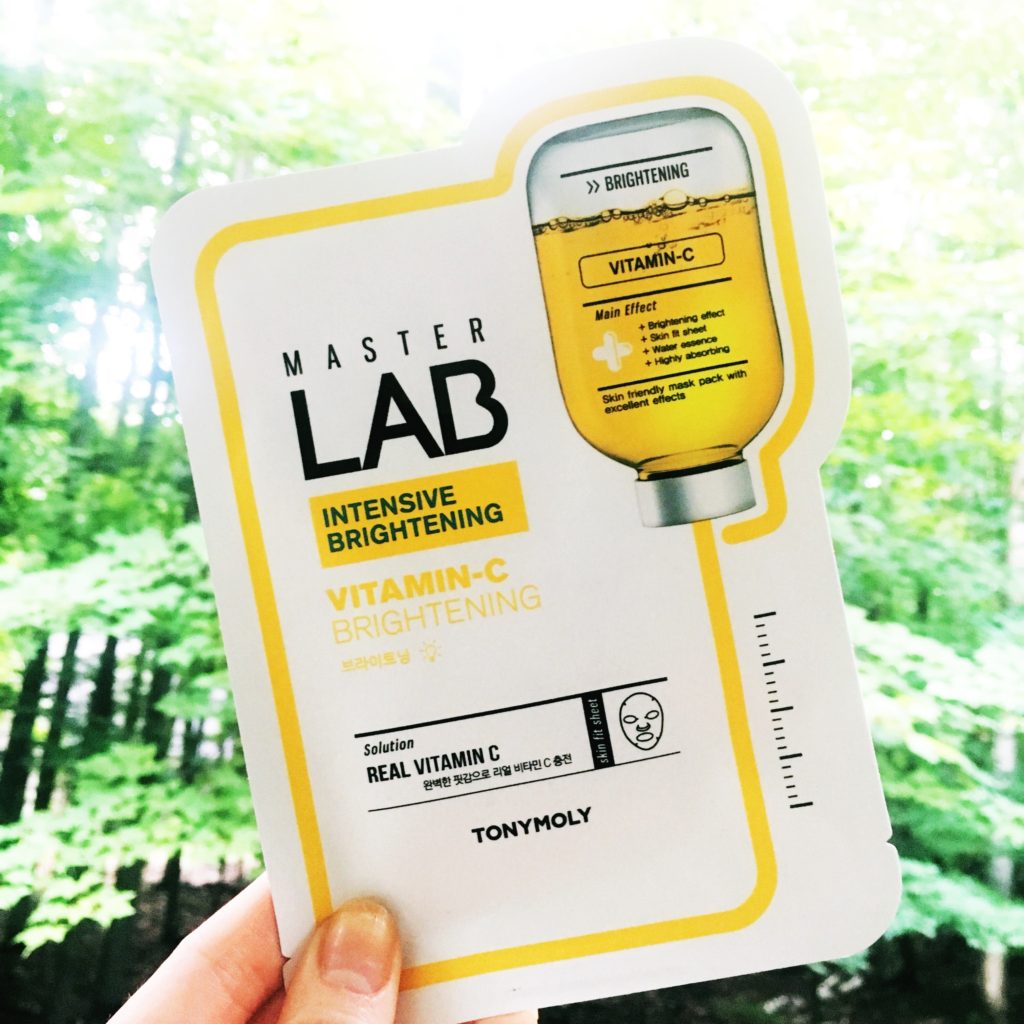 Тканевая маска для лица с витамином С TONYMOLY MASTER LAB REAL VITAMIN C